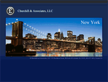 Tablet Screenshot of churchillandassociates.com